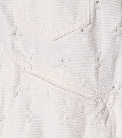 Shop Isabel Marant Étoile Lofty Denim Jacket In White