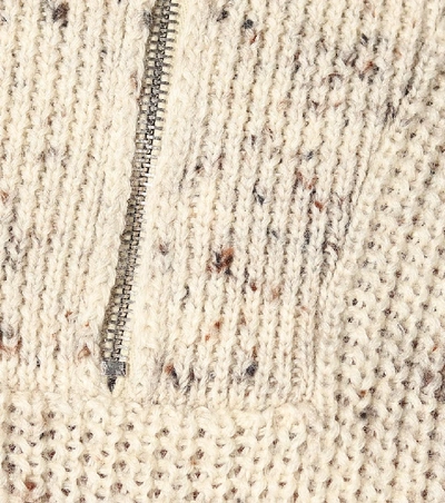 Shop Isabel Marant Kuma Wool Sweater In White