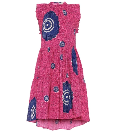 Shop Ulla Johnson Tamsin Printed Cotton Minidress In Purple