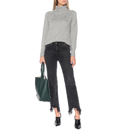 Shop 3x1 Austin High-rise Cropped Jeans In Grey