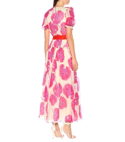 Shop Diane Von Furstenberg Breeze Printed Silk Chiffon Maxi Dress In Multicoloured