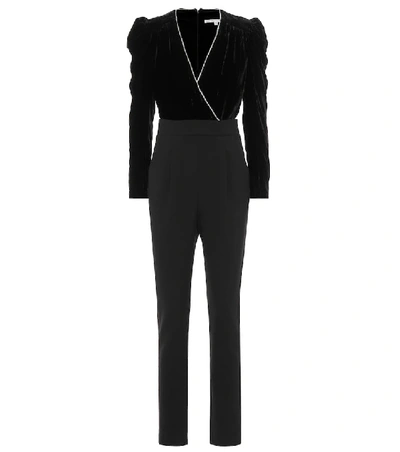 Shop Veronica Beard Cleo Embellished Jumpsuit In Black
