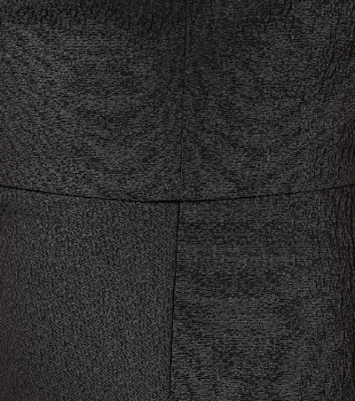 Shop Rebecca Vallance Winslow Crêpe Midi Dress In Black