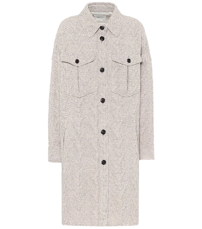Isabel Marant Étoile Obira Wool-blend Coat In Grey | ModeSens