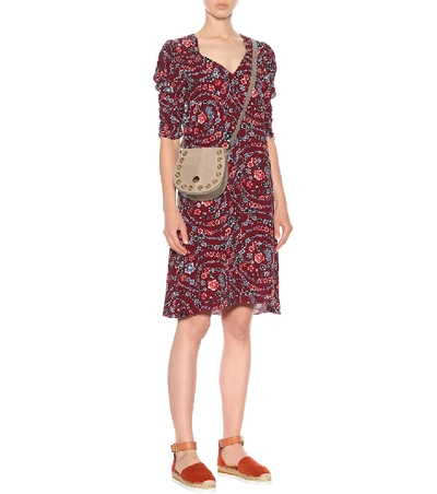 Shop See By Chloé Floral-printed Dress In Red