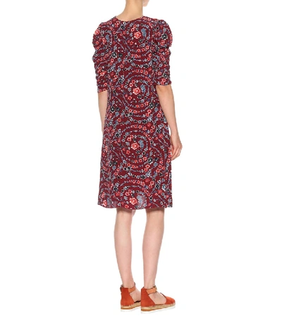 Shop See By Chloé Floral-printed Dress In Red