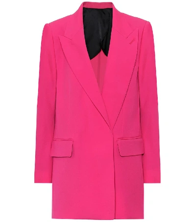 Shop Ami Alexandre Mattiussi Wool Blazer In Pink