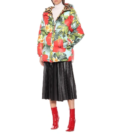 Shop Moncler Genius 0 Moncler Richard Quinn Mary Floral Puffer Jacket In Multicoloured