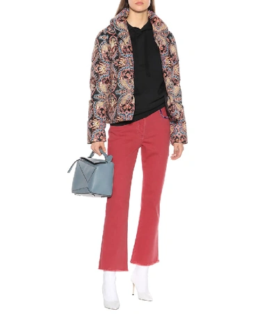 Shop Etro Flared Jeans In Red