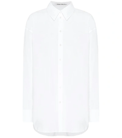 Shop Acne Studios Cotton Shirt In White