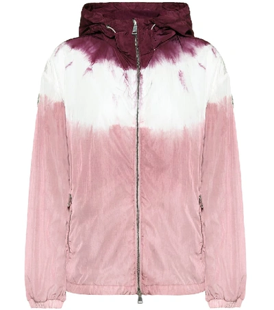 Shop Moncler Tie-dye Technical Jacket In Pink