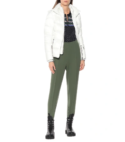 Shop Bogner Elaine Stirrup Ski Pants In Green