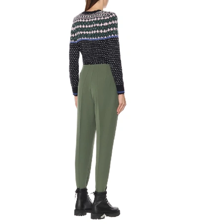 Shop Bogner Elaine Stirrup Ski Pants In Green