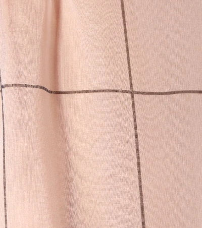 Shop Valentino Silk Organza Blouse In Pink