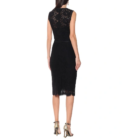 Shop Dolce & Gabbana Lace Vest In Black