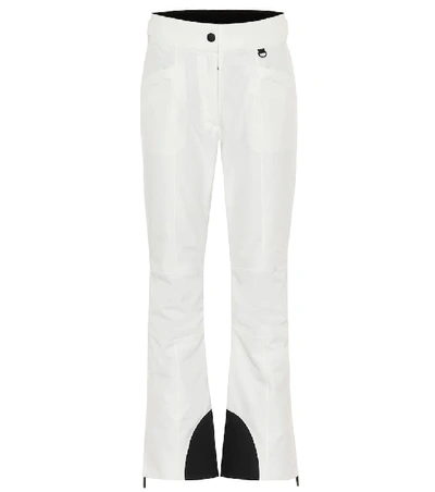 Shop Moncler Windstopper Flared Ski Pants In White