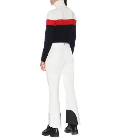 Shop Moncler Windstopper Flared Ski Pants In White