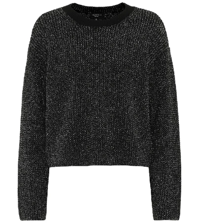 Shop Rag & Bone Jubilee Metallic Sweater In Black
