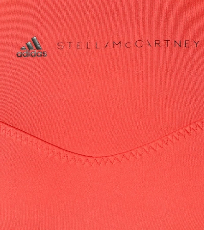 Shop Adidas By Stella Mccartney Stretch Sports Bra In Red