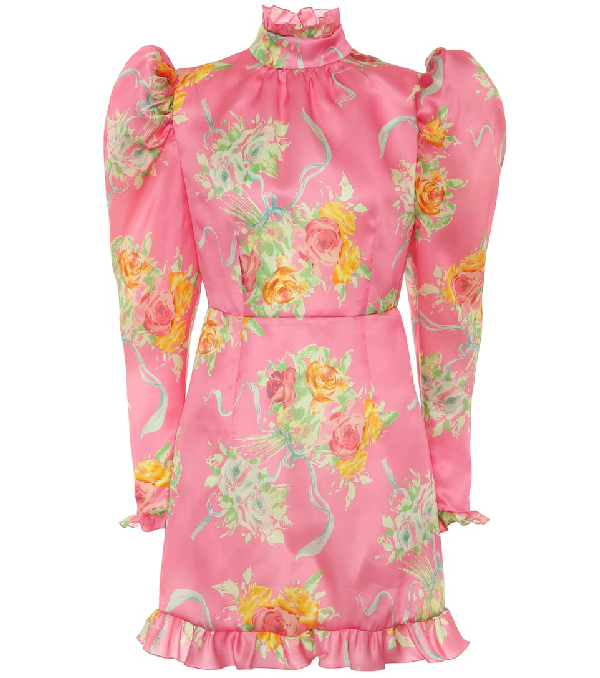 alessandra rich pink dress
