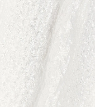 Shop Cecilie Bahnsen Elliot Linen Plissé Skirt In White