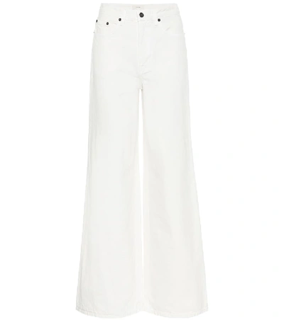 Shop The Row Issa High-rise Wide Jeans In White