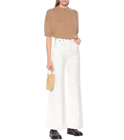 Shop The Row Issa High-rise Wide Jeans In White