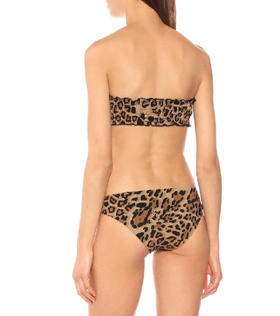 Shop Karla Colletto Lanai Reversible Bikini Bottoms In Brown