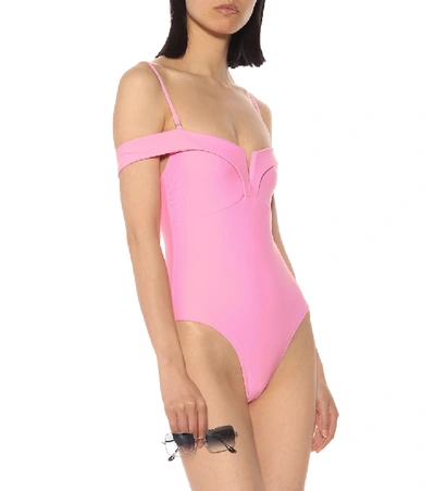 Shop Alexandra Miro Lola Swimsuit In Pink