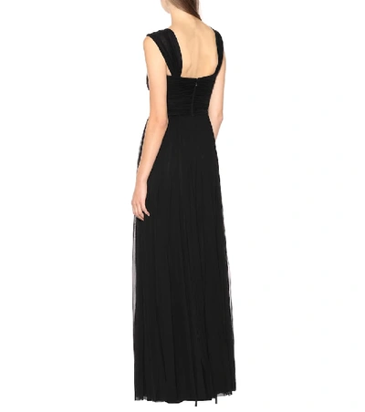 Shop Alexander Mcqueen Jersey Gown In Black