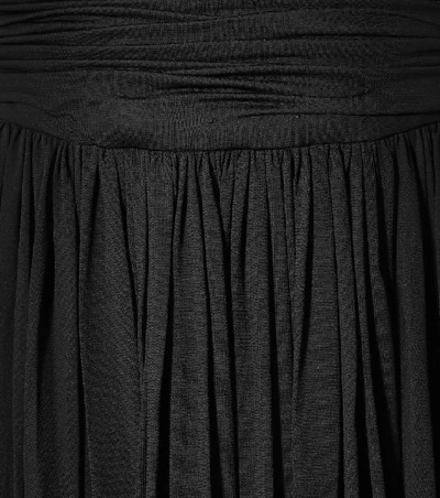 Shop Alexander Mcqueen Jersey Gown In Black