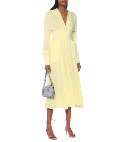 Shop Rotate Birger Christensen Tracy Maxi Dress In Yellow