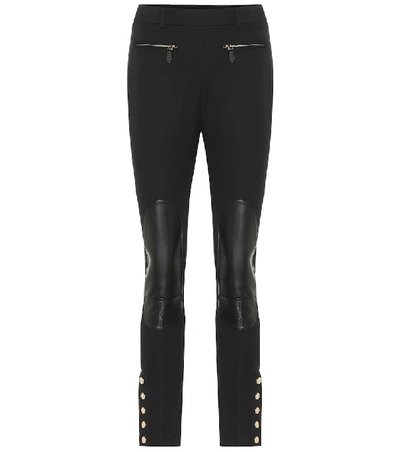 Shop Burberry Ongela High-rise Leggings In Black