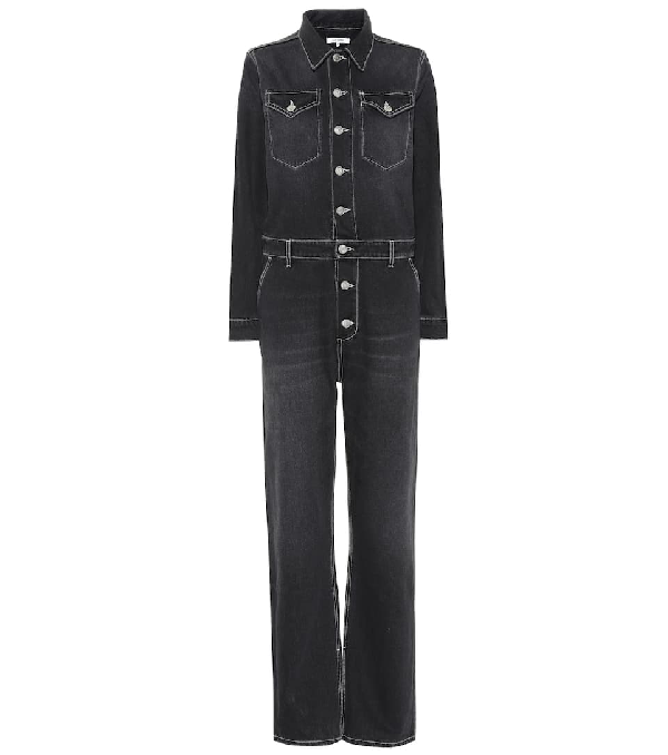 ganni denim jumpsuit