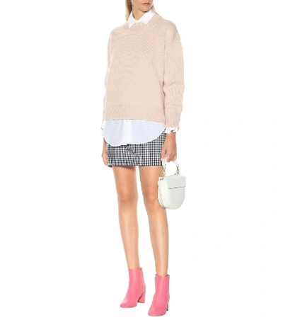 Shop Mansur Gavriel Wool Sweater In Pink