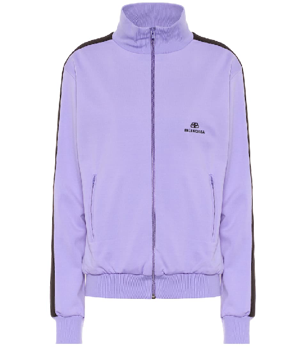 balenciaga jacket purple