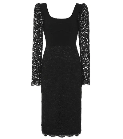 Shop Rebecca Vallance Le Saint Lace Dress In Black
