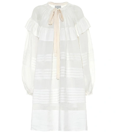 Shop Lee Mathews Gigi Ramie Minidress In White