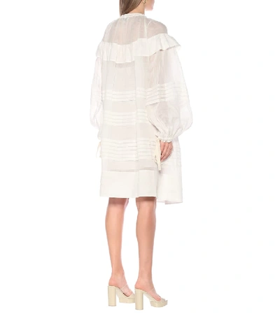 Shop Lee Mathews Gigi Ramie Minidress In White