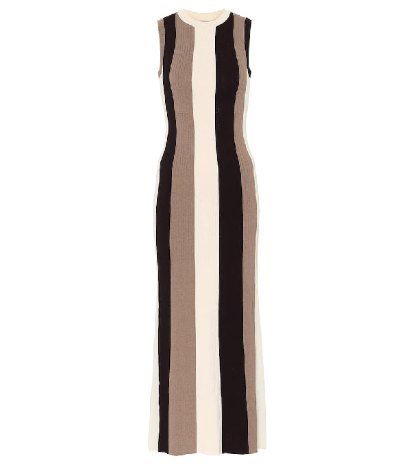 rib knit maxi dress