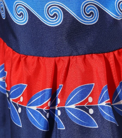 Shop Mary Katrantzou Peyote Printed Silk Trousers In Multicoloured