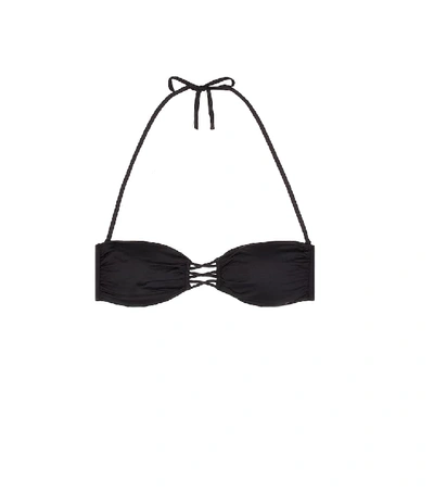 Shop Melissa Odabash Maldives Bandeau Bikini Top In Black