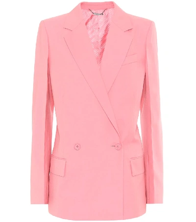 Shop Givenchy Wool Blazer In Pink