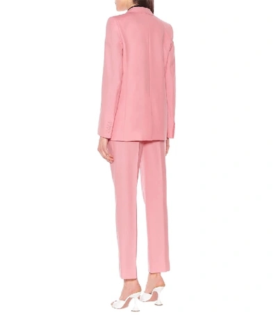Shop Givenchy Wool Blazer In Pink