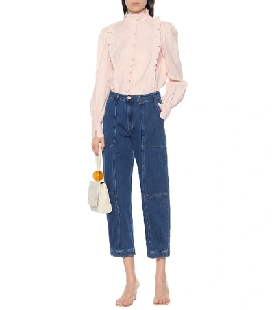 Shop See By Chloé High-rise Stretch-denim Jeans In Blue