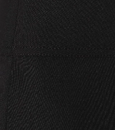 Shop Diane Von Furstenberg June Silk And Wool-blend Jumpsuit In Black