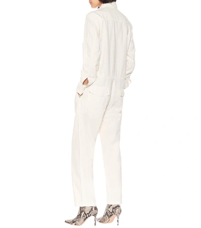 Shop Rag & Bone Morris Cotton Jumpsuit In White