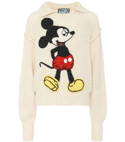 Shop Gucci X Disney® Wool Sweater In Beige