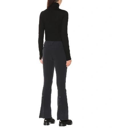 Perfect Moment Aurora Flared Stretch-shell Ski Trousers In Black