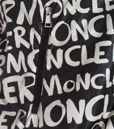 Shop Moncler Hanoi Logo Jacket In Black